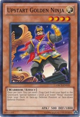 Upstart Golden Ninja - ORCS-EN031 - Common Unlimited Order of Chaos Unlimited Singles