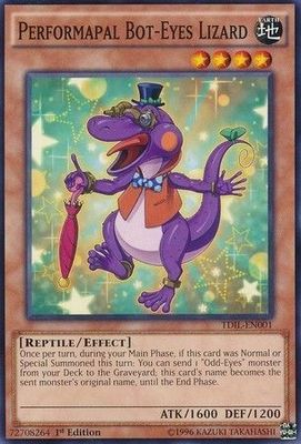 Performapal Bot-Eyes Lizard - TDIL-EN001 - Common 1st Edition The Dark Illusion 1st Edition Singles