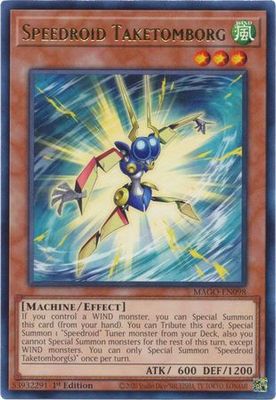 Speedroid Taketomborg - MAGO-EN098 - Rare 1st Edition Maximum Gold 1st Edition Singles