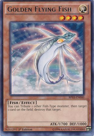 Golden Flying Fish - BP03-EN040 - Rare 1st Edition Battle Pack 3: Monster League 1st Edition Singles