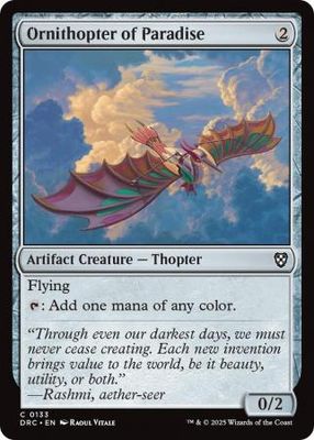 Ornithopter of Paradise 0133 - Aetherdrift Commander Singles