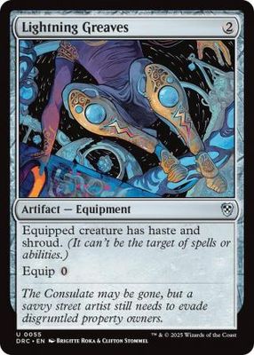 Lightning Greaves - 0055 Aetherdrift Commander Singles