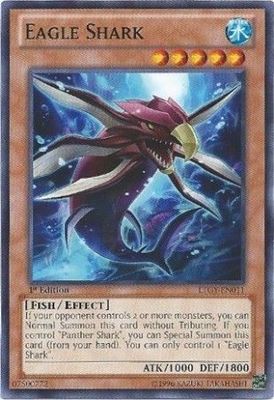Eagle Shark - LTGY-EN011 - Common 1st Edition Lord of the Tachyon Galaxy 1st Edition Singles