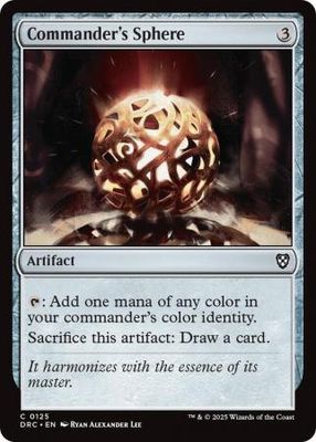 Commander&#39;s Sphere - 0125 Aetherdrift Commander Singles