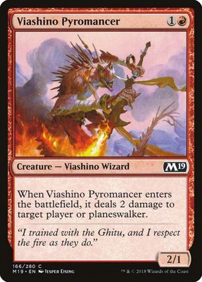 Viashino Pyromancer 166/280 - Core Set 2019 (M19) (Español)