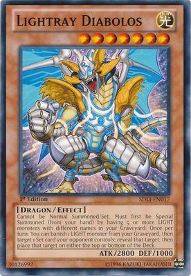 Lightray Diabolos - SDLI-EN017 - Common 1st Edition Structure Deck: Realm of Light 1st Edition Singles