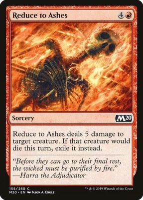Reduce to Ashes 155/280 - Core Set 2020 (M20) (Español)