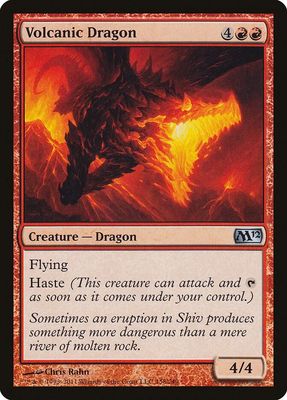 Volcanic Dragon 158/249 - Magic 2012 (M12) (Español)