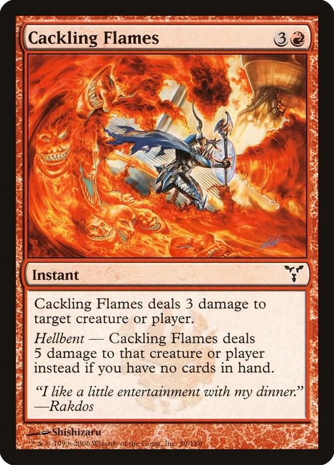 Cackling Flames 59/180 - Dissension (DIS) (Español)