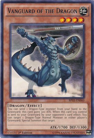 Vanguard of the Dragon - BP03-EN060 - Rare 1st Edition Battle Pack 3: Monster League 1st Edition Singles