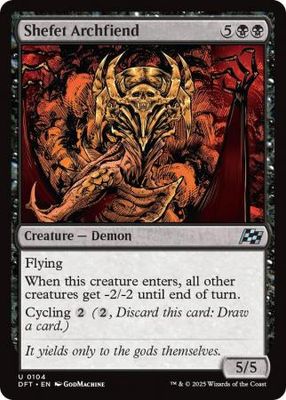 Shefet Archfiend - 0104 Aetherdrift Singles