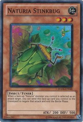Naturia Stinkbug - HA04-EN048 - Super Rare Unlimited Hidden Arsenal 4: Trishula&#39;s Triumph [HA04] Unlimited Singles