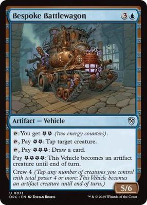Bespoke Battlewagon - 0071 Aetherdrift Commander Singles