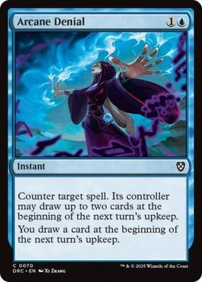 Arcane Denial - 0070 Aetherdrift Commander Singles