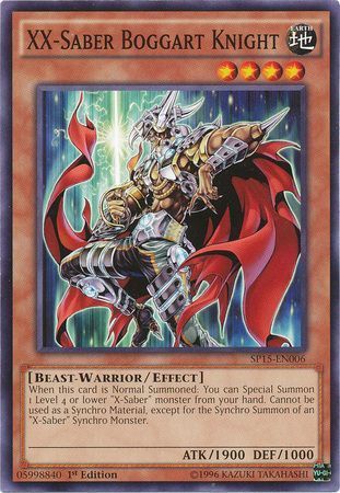 XX-Saber Boggart Knight - SP15-EN006 - Common 1st Edition Star Pack ARC-V Singles (espanol)