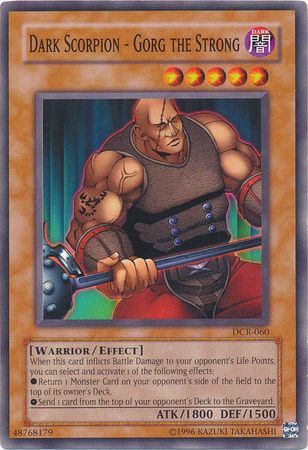 Dark Scorpion - Gorg the Strong - DCR-060 - Common Unlimited Dark Crisis [DCR] Unlimited Singles