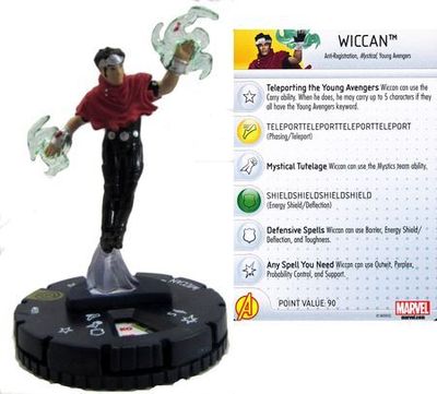 Wiccan #031 Civil War Storyline Marvel Heroclix Marvel: Civil War Storyline (Sin Tarjeta)