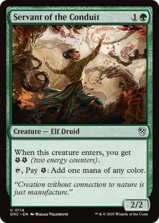 Servant of the Conduit - 0114 Aetherdrift Commander Singles