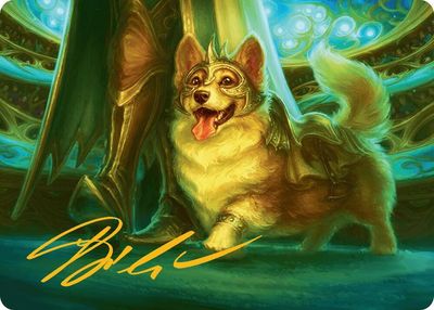 District Mascot Art Card (30/54) (Gold-Stamped Signature) - Art Series: Aetherdrift (AADFT) Art Series: Aetherdrift