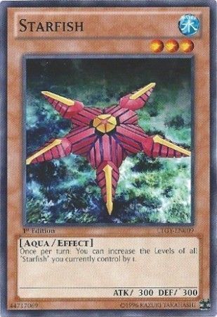 Starfish - LTGY-EN009 - Common 1st Edition Lord of the Tachyon Galaxy 1st Edition Singles