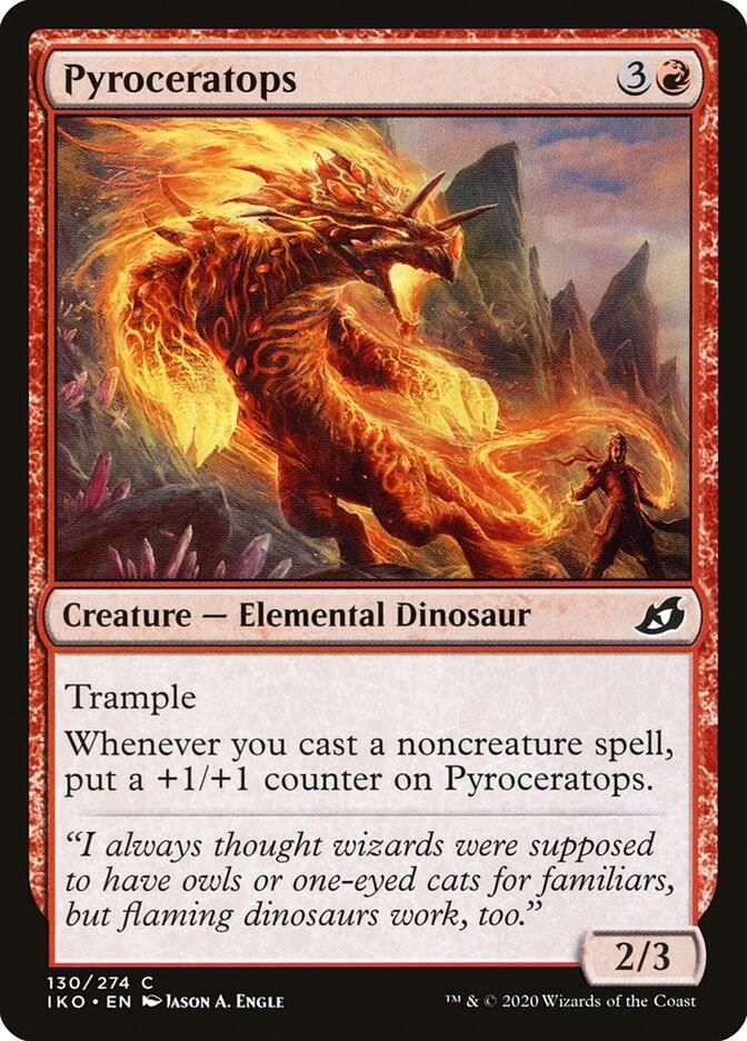 Pyroceratops 130/274 - Ikoria: Lair of Behemoths (IKO)