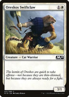 Oreskos Swiftclaw 031/280 - Core Set 2019 (M19) (Español)