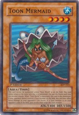 Toon Mermaid - SDP-023 - Common 1st Edition Starter Deck: Pegasus [SDP] 1st Edition Singles