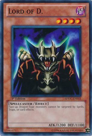 Lord of D. - SDDC-EN015 - Common 1st Edition Structure Deck: Dragons Collide 1st Edition Singles