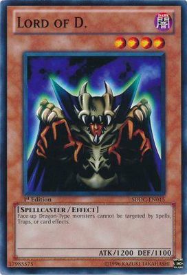Lord of D. - SDDC-EN015 - Common 1st Edition Structure Deck: Dragons Collide 1st Edition Singles