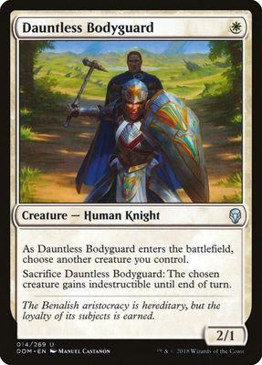Dauntless Bodyguard 014/269 - Dominaria (DOM) (Español)