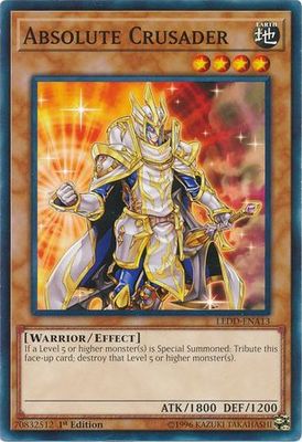 Absolute Crusader - LEDD-ENA13 - Common 1st Edition Legendary Dragon Decks Singles