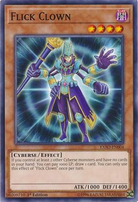 Flick Clown - EXFO-EN004 - Common 1st Edition Extreme Force [EXFO] 1st Edition Singles (espanol)