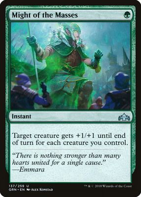 Might of the Masses 137/259 - Guilds of Ravnica (GRN)