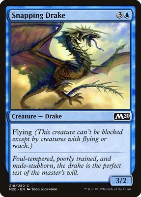 Snapping Drake 075/280 - Core Set 2019 (M19) (Español)