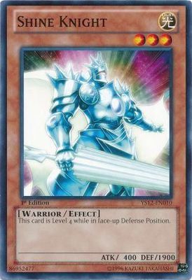 Shine Knight - YS12-EN010 - Common 1st Edition Starter Deck: Xyz Symphony 1st Edition Singles