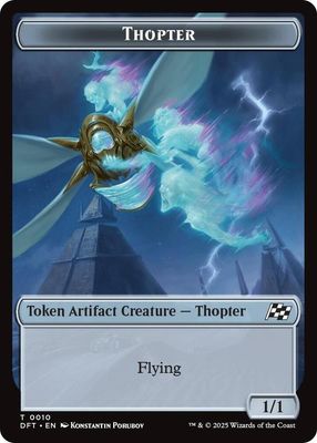 Goblin // Thopter (0010) Double-Sided Token - Aetherdrift (DFT) Aetherdrift