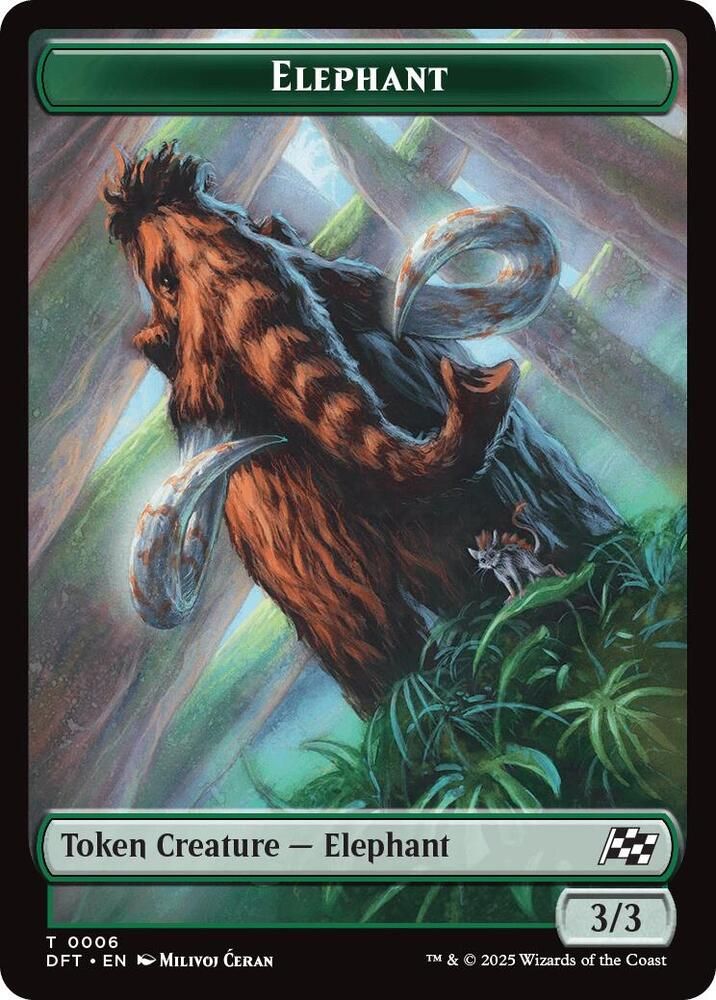 Insect // Elephant Double-Sided Token - Aetherdrift (DFT) Aetherdrift