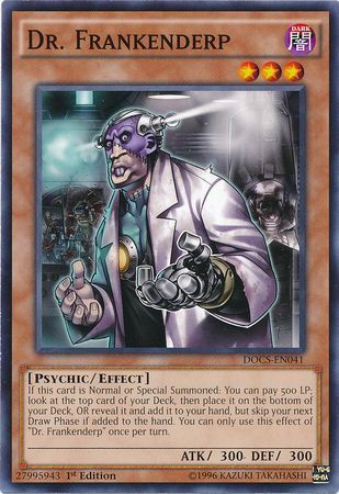 Dr. Frankenderp - DOCS-EN041 - Common 1st Edition Dimension of Chaos 1st Edition Singles