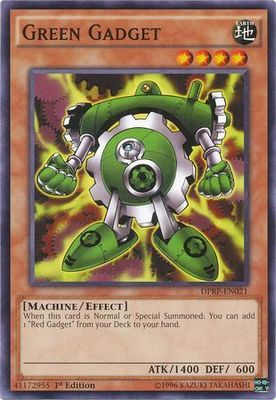 Green Gadget - DPRP-EN021 - Common 1st Edition Duelist Pack: Rivals of the Pharaoh Singles