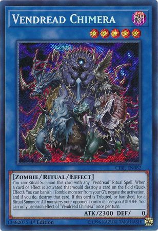 Vendread Chimera - CIBR-EN082 - Secret Rare 1st Edition Circuit Break 1st Edition Singles