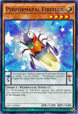 Performapal Fireflux - MP17-EN003 - Common 1st Edition 2017 Mega-Tins 1st Edition Singles