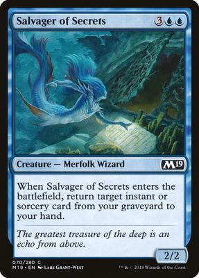 Salvager of Secrets 070/280 - Core Set 2019 (M19) (Español)