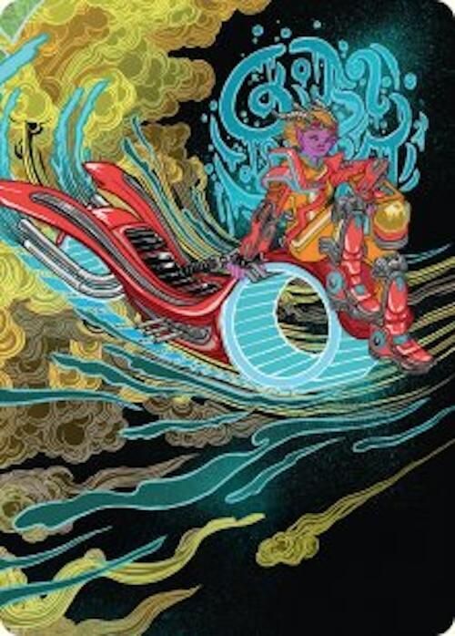 Cloudspire Skycycle Art Card - Art Series: Aetherdrift (AADFT) Art Series: Aetherdrift