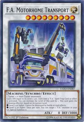 F.A. Motorhome Transport - EXFO-EN087 - Common 1st Edition Extreme Force [EXFO] 1st Edition Singles (espanol)