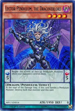 Lector Pendulum, the Dracoverlord - MP17-EN014 - Ultra Rare 1st Edition 2017 Mega-Tins 1st Edition Singles (espanol)
