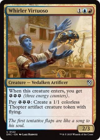 Whirler Virtuoso - 0122 Aetherdrift Commander Singles