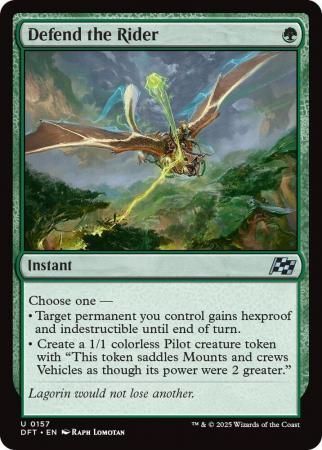 Defend the Rider - 0157 Aetherdrift Singles