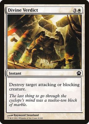 Divine Verdict 8/249 - Theros (THS) (Español)