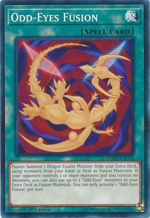 Odd-Eyes Fusion - LEDD-ENC14 - Common 1st Edition Legendary Dragon Decks Singles