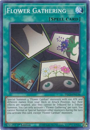 Flower Gathering - DLCS-EN136 - Common 1st Edition Dragons of Legend The Complete Series 1st Edition Singles